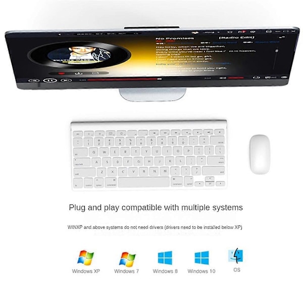 USB Volumenkontrolknap Multimedie Computerhøjttaler Controller Justeringsknap One-Key Mute Bluetooth med Afspil Pause Skip