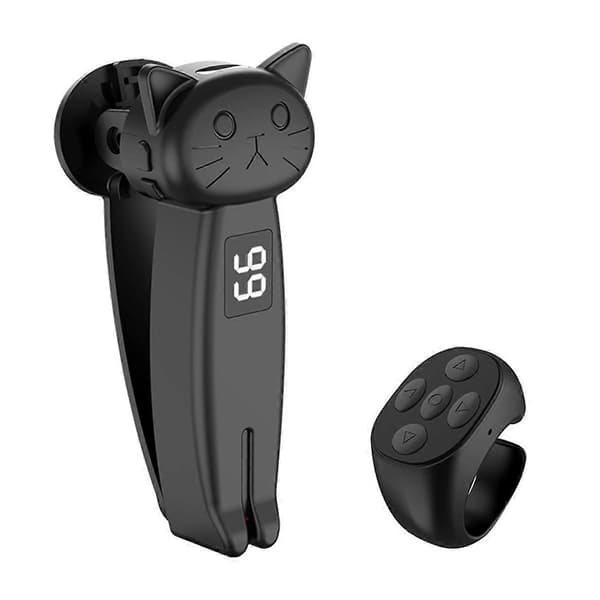 Fjernbetjening Sidevender Bluetooth-kompatibel 5.3 E-læser Controller Kameraudløser Telefonskærm Enhed til