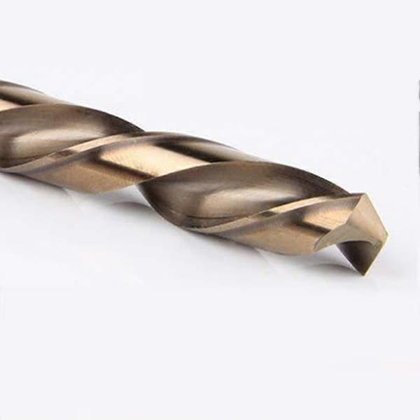 HSS Bor Rustfrit Stål M35 Cobalt Belagt Cylindrisk Skaft Spiralbor 6.5MM