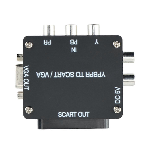 YUV - RGBS YPBPR - SCART YPBPR - VGA -komponenttimuunnin pelikonsoleille, RGBS - värierokomponentti