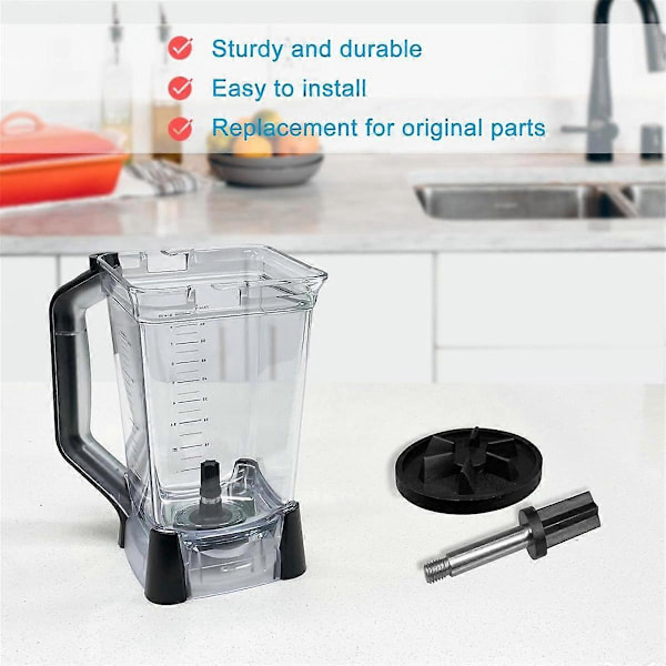 Blender Ersättningsdelar för BL610 BL710 Serien 72 Oz (9 Koppar) Kannan, Drivkoppling och Drivstift Bult Kit Set