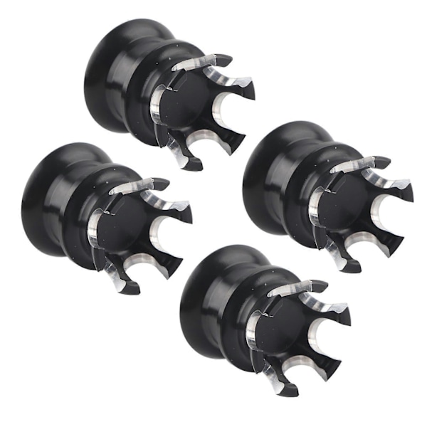 4st Motor Skruvlock Skydd Krona Styling Passar XL883/Big Twin 1340 Evo/Twin Cam Modeller Svart Vit