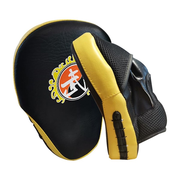 Boxning Mma Punching Mitts Focus Pads Yellow