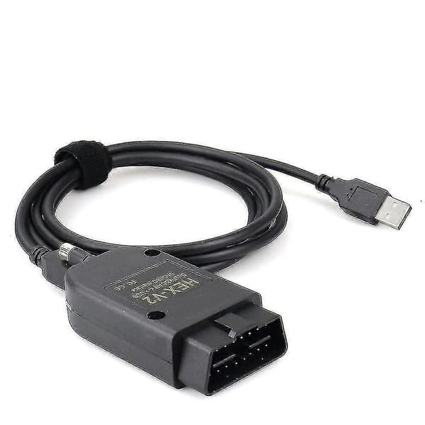 Vag Com 22.3.1 Obd2 Scanner Hex V2 Vagcom Auto Diagnostisk Værktøj Obd Usb Wi. Hex V2 Vag Usb V22.9 V22 D DE German