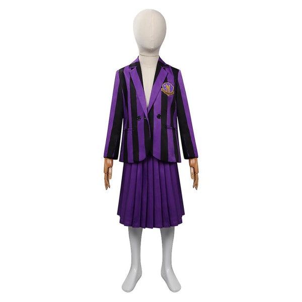 Onsdag Addams Enid Sinclair Joy Sunday Cosplay set Joy Kids Size xl