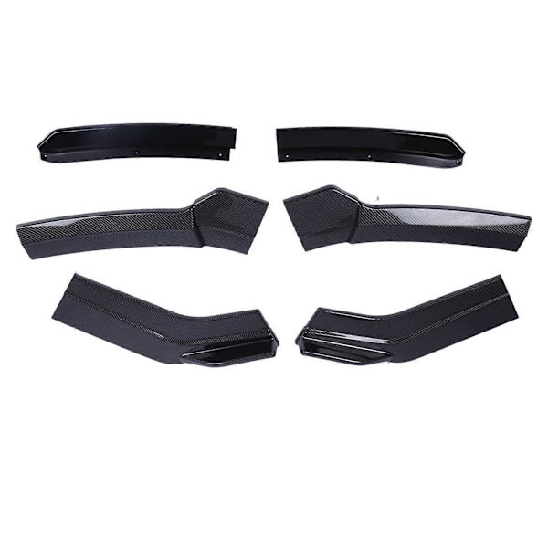 Front Bumper Splitter Kolfiberstil Bumper Spoiler Diffuser 170cm Längd Ersättning för Accord Civic