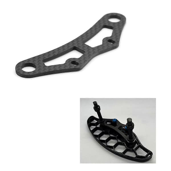 RC Bil Uppgradering Kolfiberblock Pressplatta Kit för TA08 RC Bil Uppgraderingstillbehör
