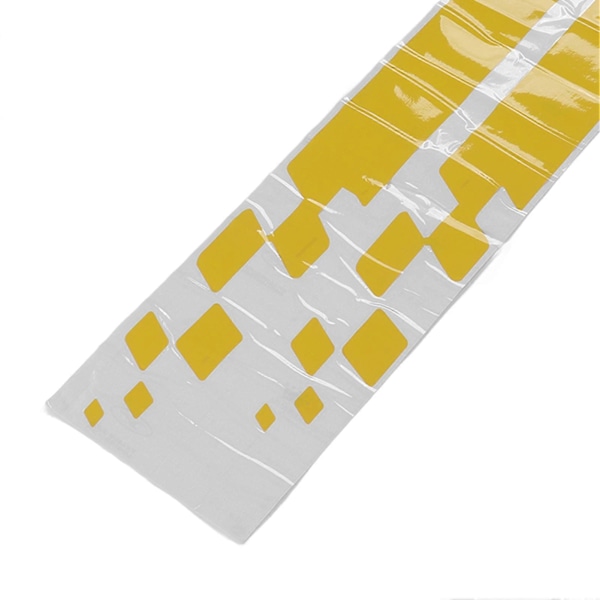 2 stk. Bil Hjelm Cover Klistermærke Vinyl Auto Bonnet Stribe Klistermærker Universal til Biler 90 X 9cm / 35.4 X 3.5in Gul