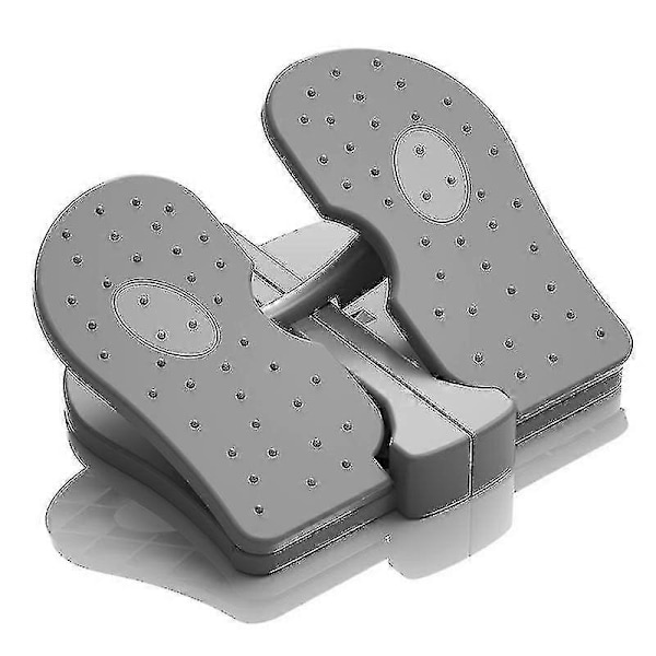 Julemotions Pedalmaskine Mini Cykel Pedal Træner Fitness Foldbar Pedal Træner Under Bord Fod Pe gray