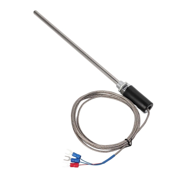 M12 Probe Termoelement PT100 Rustfrit Stål Temperatur Sensor Probe 200mm 0-400C 2m