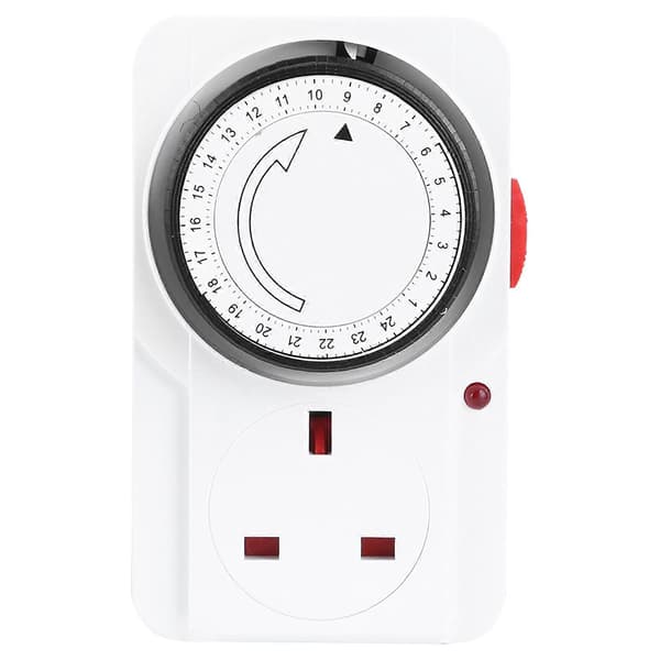 Intelligent 24 Timers Mekanisk Tidsindstillet Strømafbryder Timer Stikdåse 240V