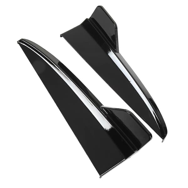 1 par bagkofanger læbe diffuser hale side splitter erstatning til C-klasse W205 C43 AMG-Line 2015-2021 blank sort