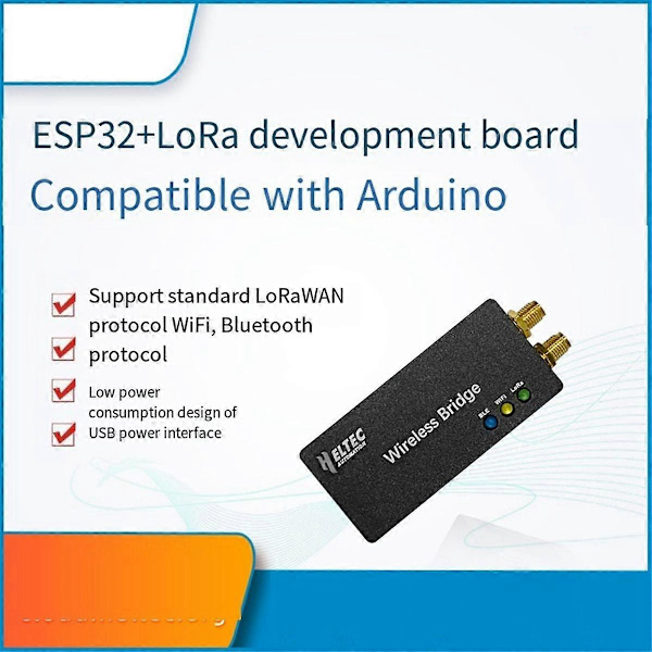 HELTECAUTOMATION LoRa Trådløs Bro med Antenne \"WiFi/Bluetooth LoRa\" Signaler ESP32 SX1276 for IOT Sensor 433mhz