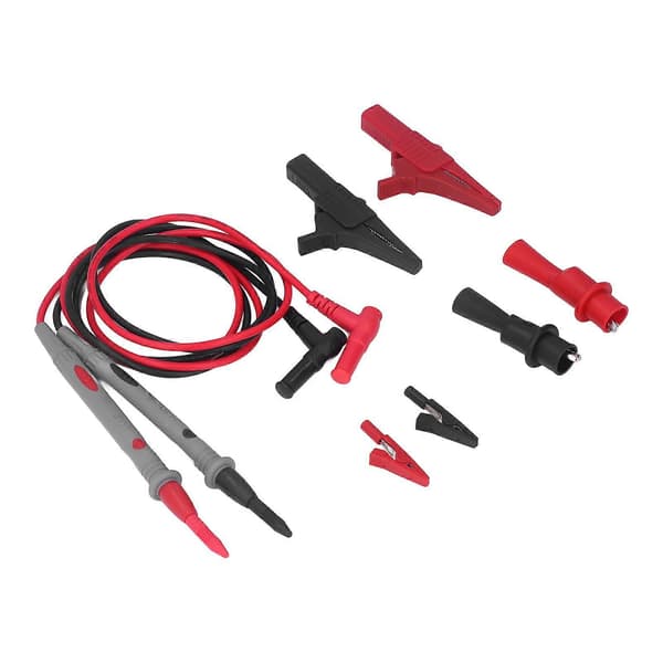 Testledningsklämset Bil Krokodilklämmor Reparation Diagnostisk Multimetersonder Kit JT8013