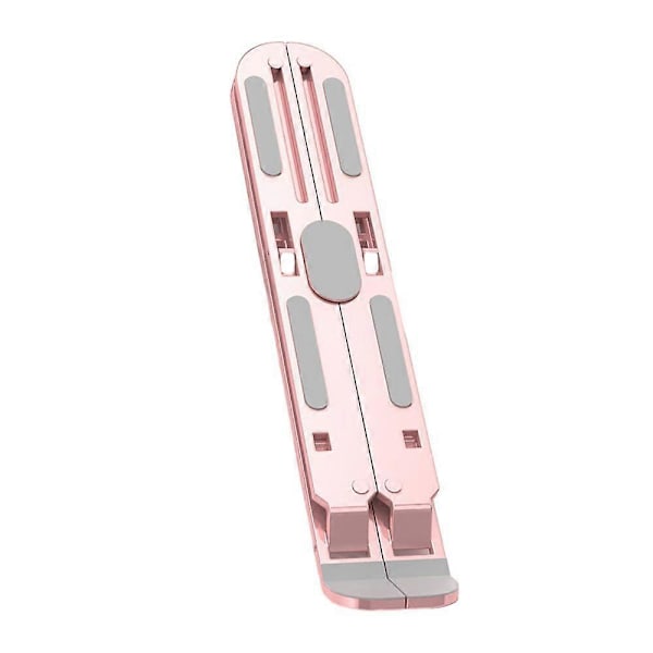 Bærbar computerholder Foldbar 10 niveauer Højdejusterbar Universal Hul Varmeafledning Skridsikker Bærbar Stationær Tablet Computer Stand Computertilbehør