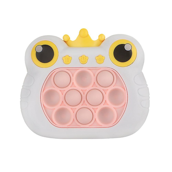 Pop Fidget Leksaker Handhållet Spel Tryck Bubbla Lysande Sensoriska Leksaker, Snabba Tryck Spel Sensoriska Leksaker Stress Relief Leksak För Barn Pink