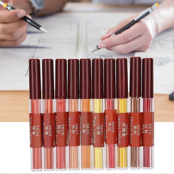 2.0mm Stiftpenna Färgade Stift Refill Tillbehör för Anime Projekt Design