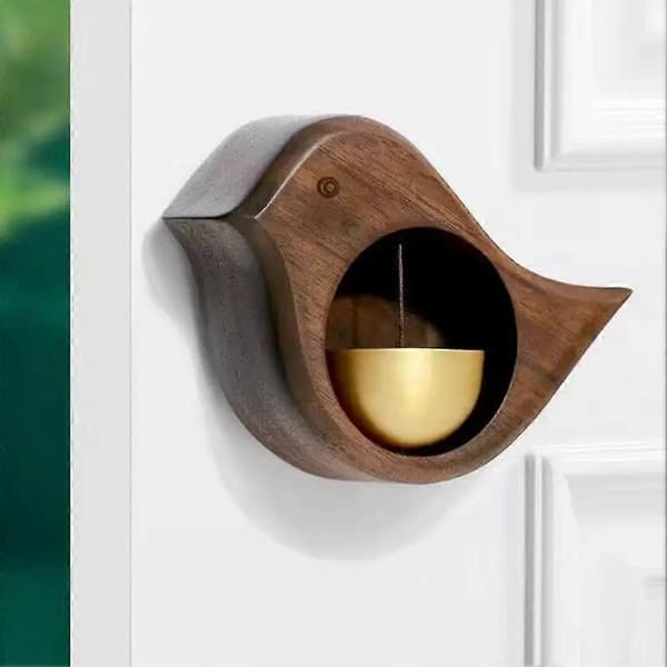 Dörröppningspåminnelseklocka, Trädörrklocka, Dörröppning Utomhus Vindspel, Heminredningspresenter