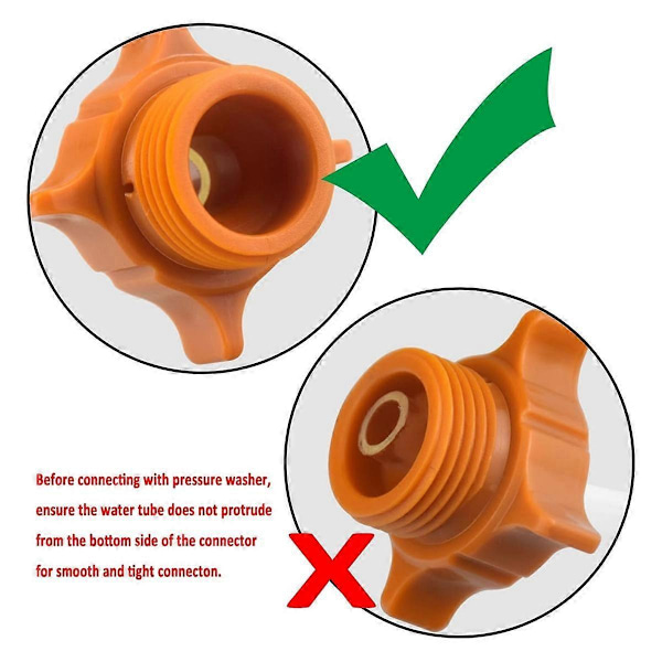 2-pack Flasklocksadapter WA4038 för flasklocksadapter - WA4038 för 60044335 trycktvättflasklock