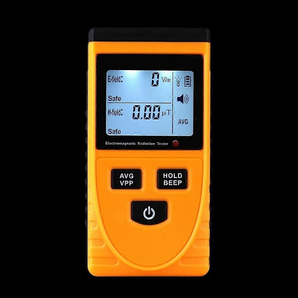 Strålningsdetektor Högkänslig Digital Elektromagnetisk Strålningsdetektor Digital LCD Strålningsdetektor Testbandbredd 5Hz-3500MHz