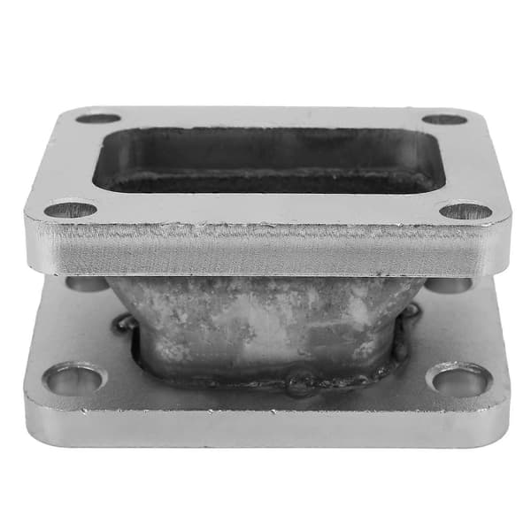 15 Graders Turbo Udstødningsmanifold Flange Adapter til T3 til T4 Rustfrit Stål Tilbehør