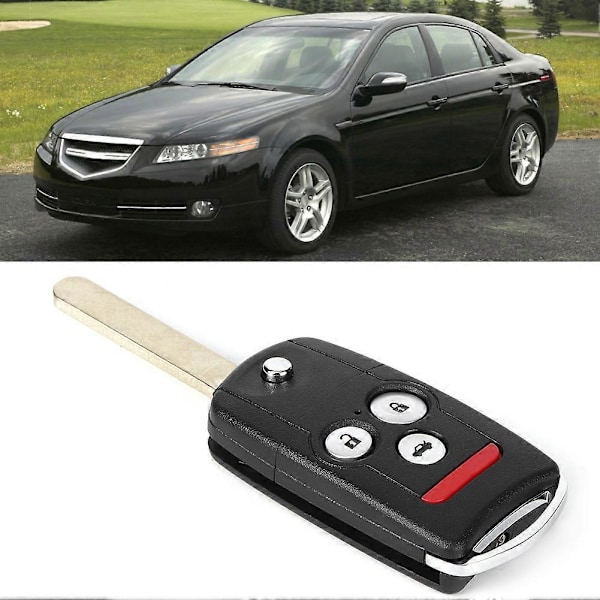 3+1 Knapp Bil Smart Fjernkontrollnøkkel Passer for Acura TL 2007-2008