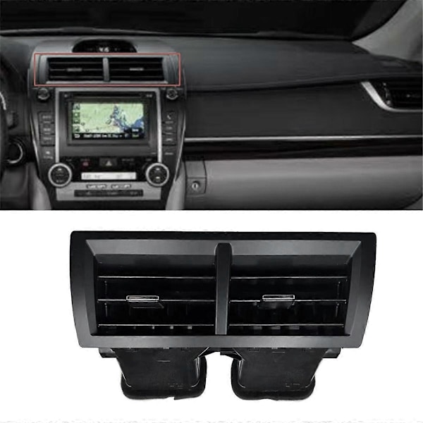 Bil Dashbord Klimaanlegg Uttak Montering for 2012-2017 Senterkonsoll A/C Luftventil Grill Trim
