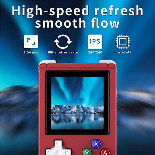 RG Nano Mini Retro Håndholdt Spillkonsoll 32G 1.54 Tommers Skjerm Linux System Klassisk Spillspiller Barnegave B