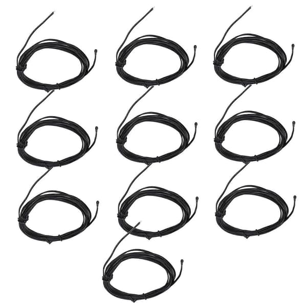 10 stk. NTC Termistor Temperatur Sensor Probe Dråbeformet Spids Epoxy Resin Konnektor 2 meter 10K B3435