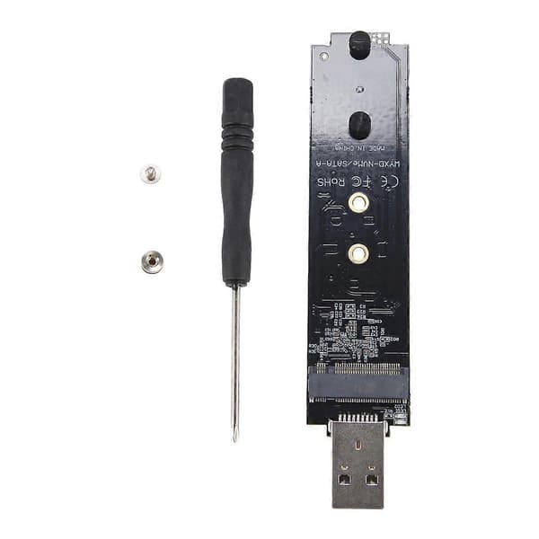 Adapterkortmodul NVMe PCIE till USB 3.1 Typ A M.2 Inline Adapterkort Multifunktionell Praktisk Modul