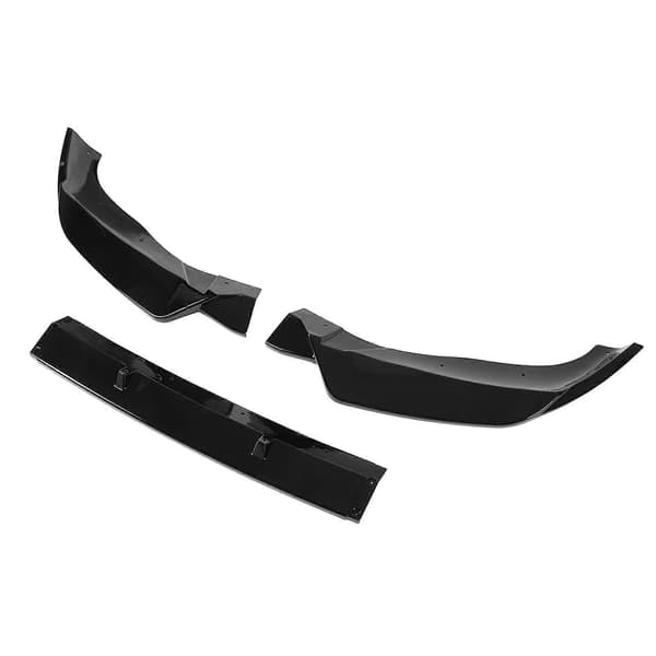 3 stk Frontfanger Splitter Leppe Kit Vanntett Aerodynamisk Erstatning for X3 X4 G01 G02 M Pack Glossy Black