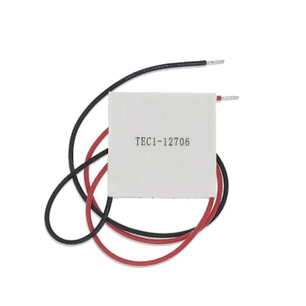 6 st TEC1-12706 Termoelektrisk Kylare Peltier Element DIY Halvledarkylning för Kylkraftgenerering