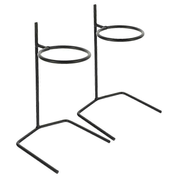 2 stk Metall Kaffedryppstativ Kaffefilterkoppholder Bryggekaffefilterstativ