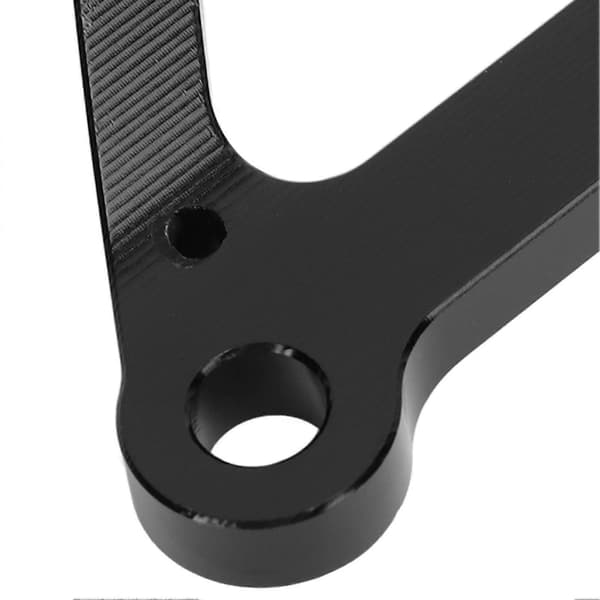 Bugseringskrog Sort Aluminiumlegering Anodiseret Bærbar Bageste Bugseringskrog Erstatning for YZFR7 2021+