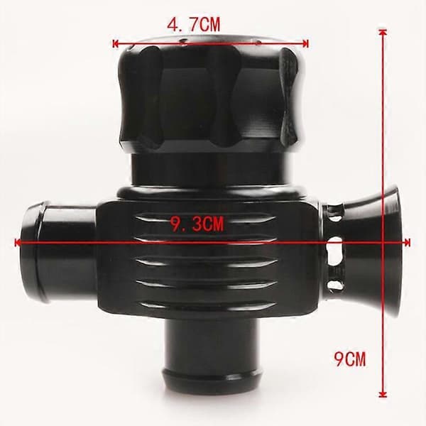 25mm 3 i 1 Bov Aluminium Dump Ventil til Golf A3 A4 A6 TT 1.8T BOV BLÆS AF VENTIL