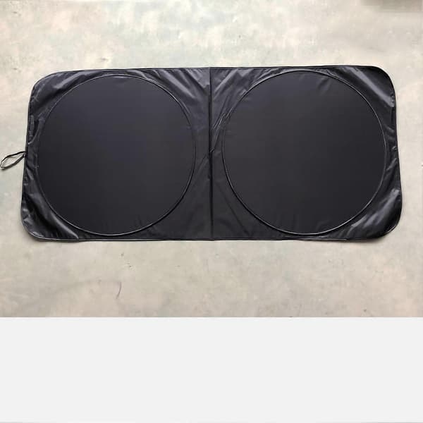 Solskydd för bilvindruta, silvertyg, full täckning, solskyddsblock för universalbil 190x90 cm