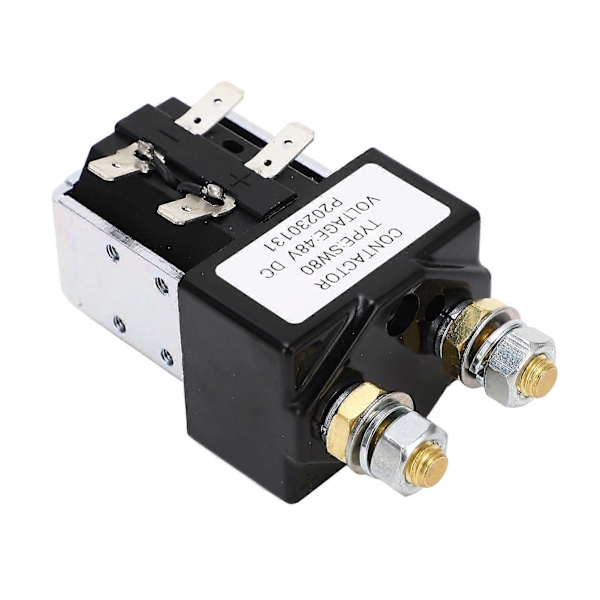 Kontaktorrelé Metalllegering Høy Ytelse Starter Solenoidrelé Erstatning for E?Z?GO 100A 48V