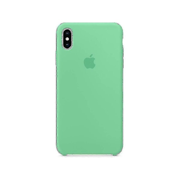 Smalt Silikon TPU-fodral för iPhone Xs Max Mint Green