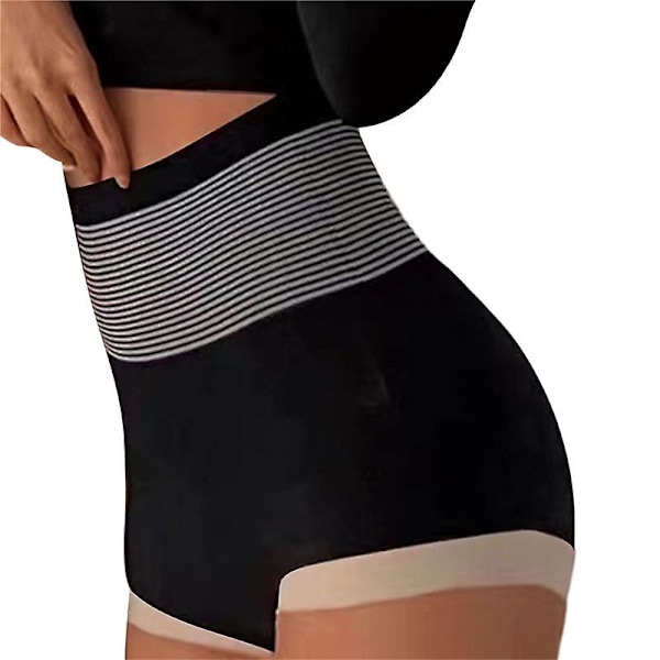 Dam Hög Midja Trosor Kroppsformare Kvinnlig Återhämtning Efter Förlossning Trosor Bantning Shapewear Underkläder Mjuka Bomulls Sömlösa Trosor Black