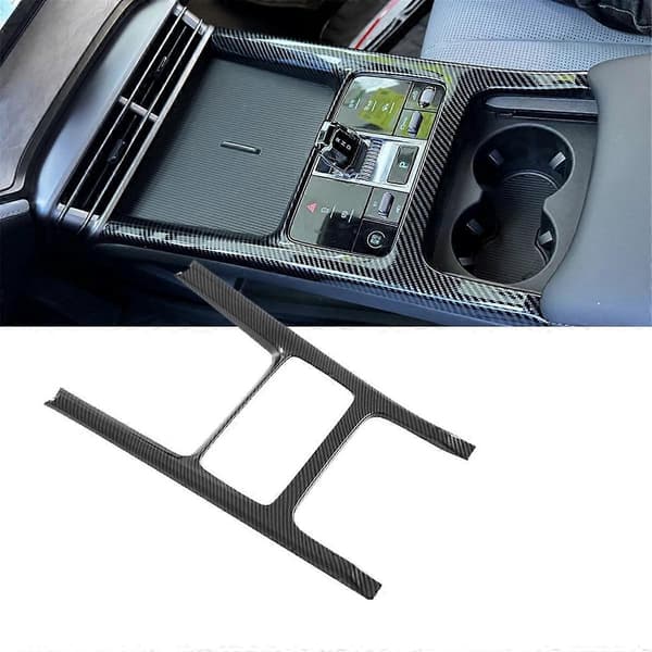 Girskiftdeksel Trim Dekor Interiør Bil Karbonfiberfarge for Seal / ATTO 4