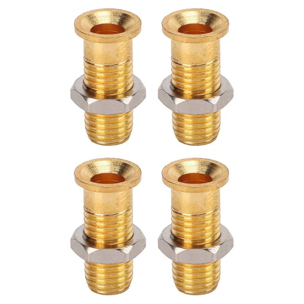 20 Sett 21.140 4mm Panel Banan Socket Kobber Hunn Gullbelagt Banan Jack med M6 Hex Mutter for Elektrisk Test