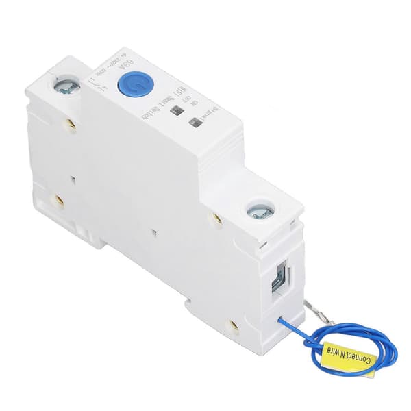 WiFi Smart Strömbrytare 1P DIN-skena Montering APP Fjärrkontroll Tidrelä Brytare AC230V 63A