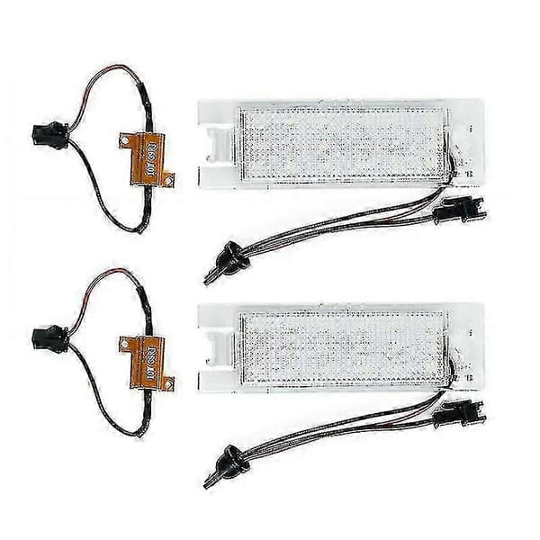 2x LED nummerpladelys til Vauxhall Opel Astra H Corsa C/d Zafira B Adam