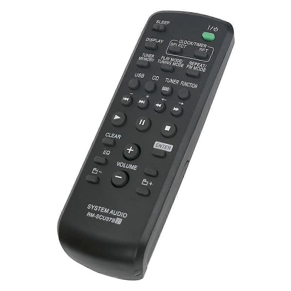 Erstatningsfjernkontroll -SCU37B for Mini HI-FI Komponent System -SH2000 -SH2000 -BX3 -BX30R HCD-CBX3 MHC-EX600