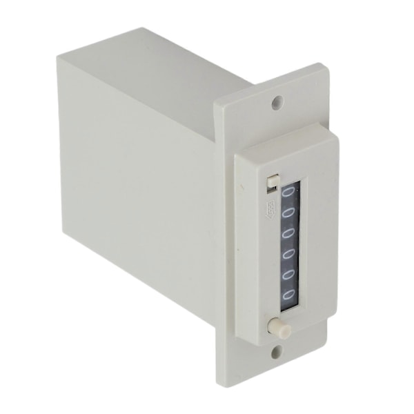 Elektromagnetisk tæller 0?999999 6-cifret industriel pulstotalisator til maskine AC220V
