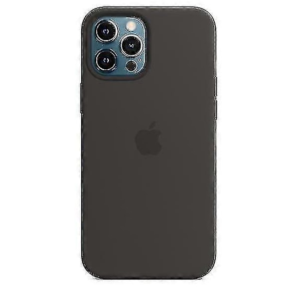 Silikone Etui med Magsafe til iPhone 12 Pro Max Black