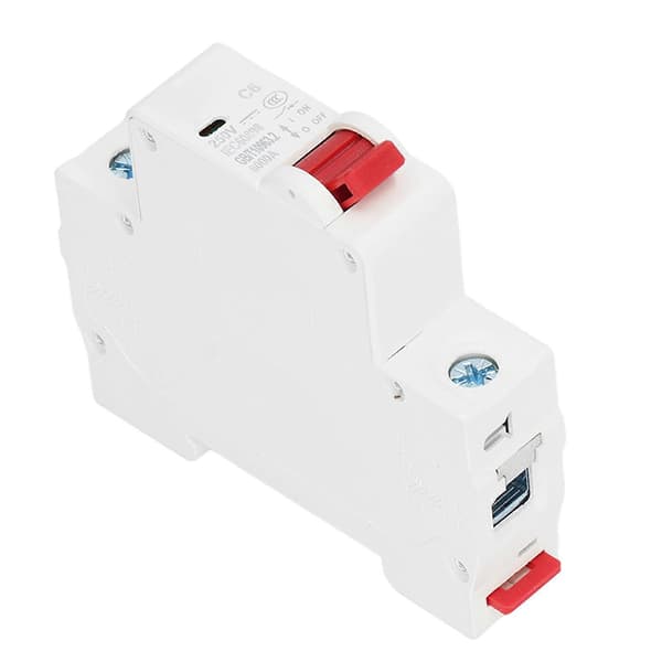 Brytare 1P DC 250V MCB 6A DIN-skena Monteringsskyddsbrytare 6000A Brytförmåga