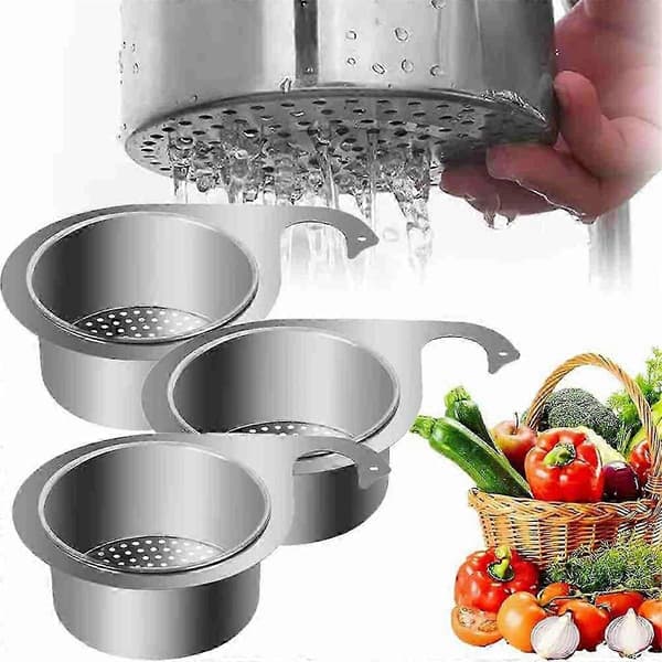 Rustfritt stål Svane Vask Silkurv, Rustfritt stål Vask Filterkurv, Svane Vask Mat Silkurv - Bra