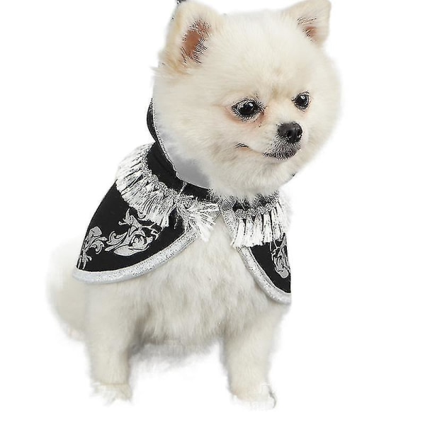 Snabb leverans Pet Halloween-mantel Kreativa husdjurskläder Hund Cape Pet Party Cosplay Halloween-kostym S