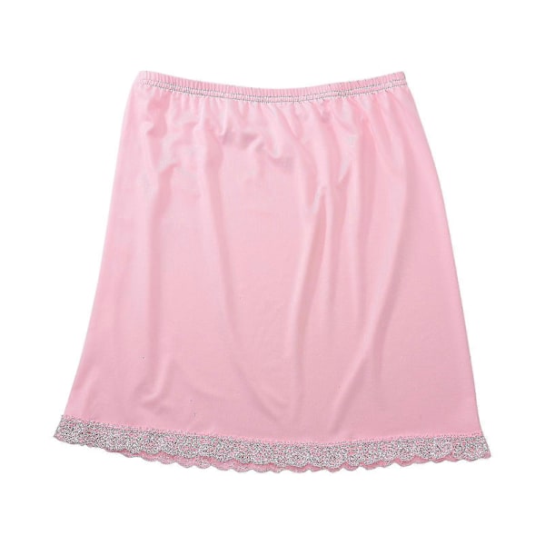 Hot 2023 Kvinner Damer Elastisk Midje Halv Underskjørt Skjørt Unders Kirt Dame Under Skjørt Underskjørt Halv Midje Skjørt Bestselger Pink